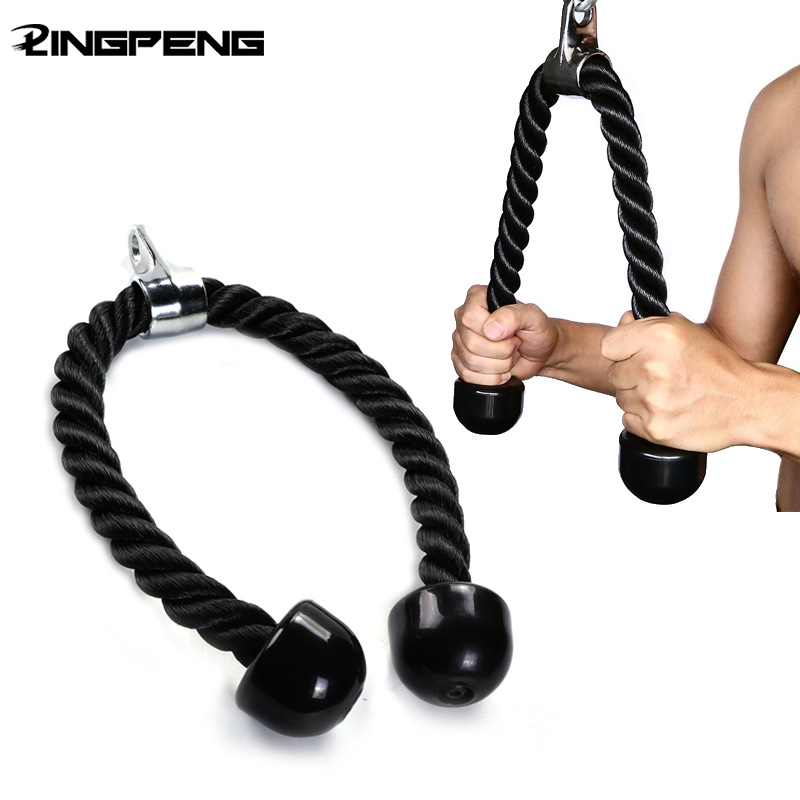 Lat Pulldown Cable - Triceps Lowering Rope Face Pull Handles