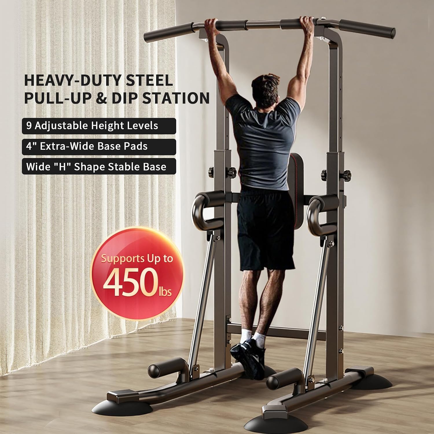Power Tower Pull-Up Bar Statio - đánh giá và giá Leg Home Gym Workout