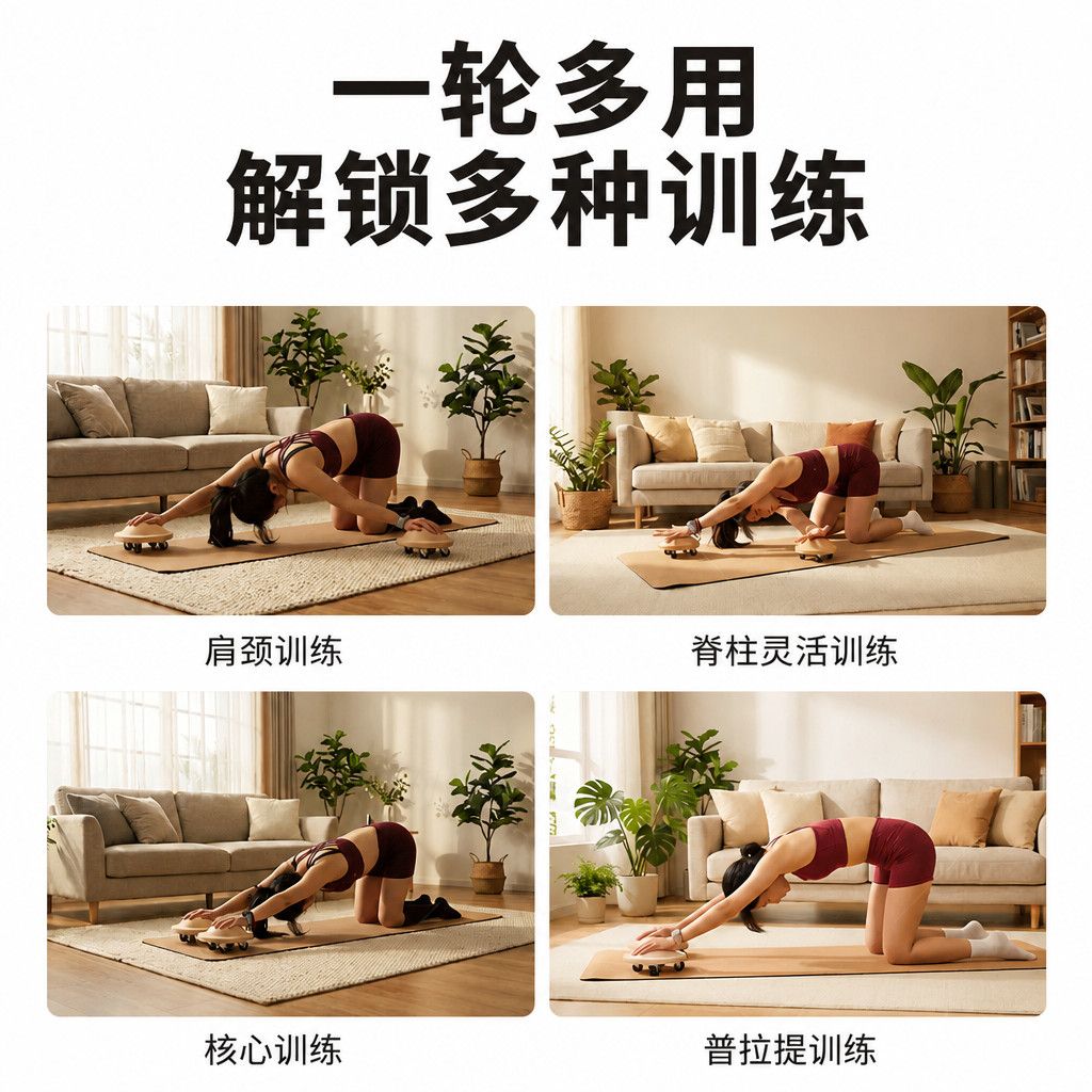 Wooden Core Slider With Univer - đánh giá và giá Home Gym Yoga