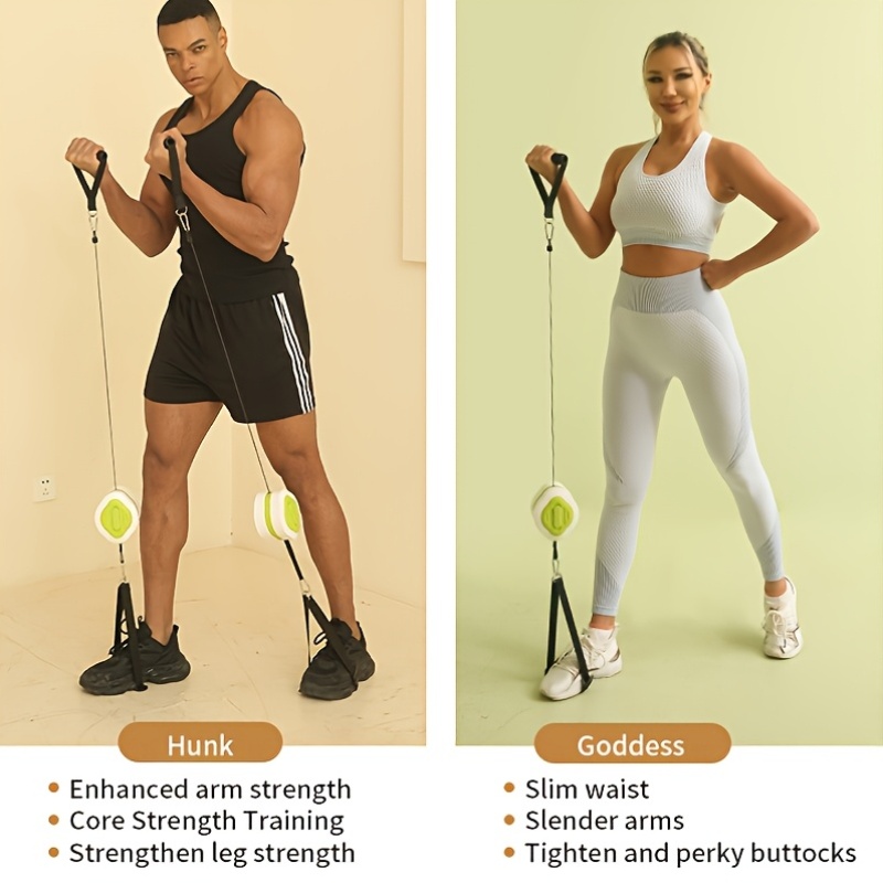 Portable Retractable Cable Tra - đánh giá và giá Home Gym Equipment Set
