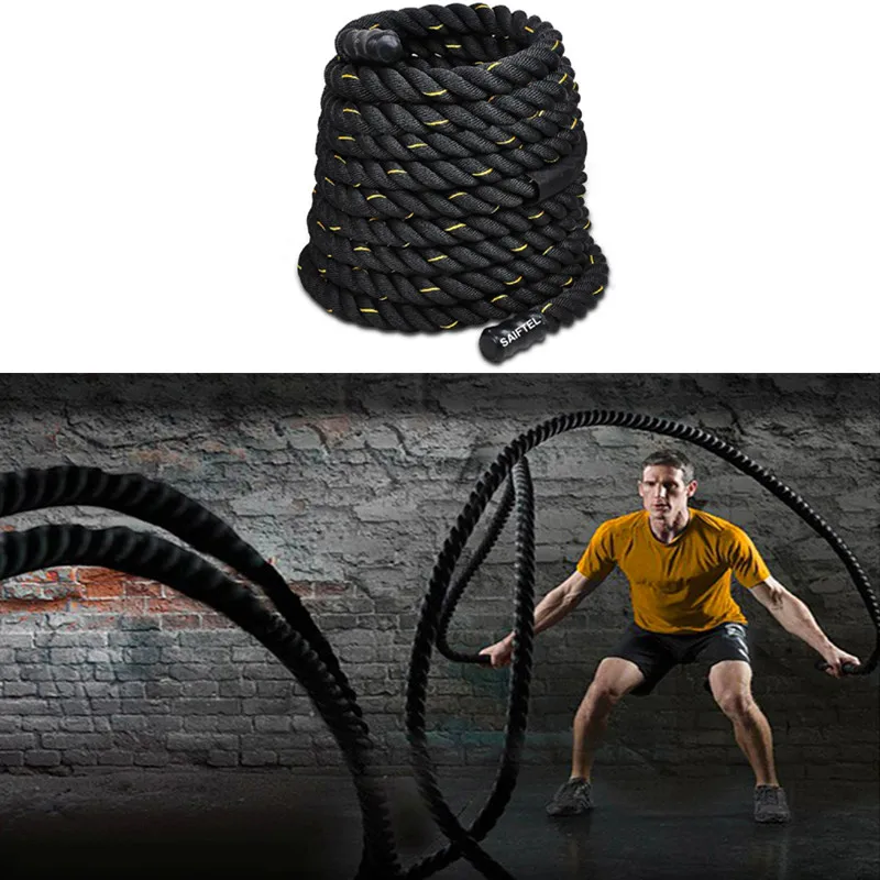 9M Fitness Heavy Undulation Ba - đánh giá và giá Battle Rope Heavy
